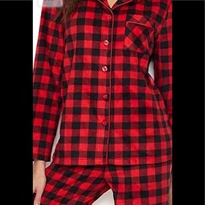 Karen Neuburger New Buffalo Plaid Pjajama Set Medium